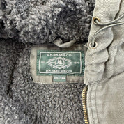 F- Vintage GH Bass & Co. Sherpa Lined Zip Up Winter Jacket