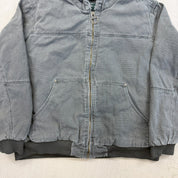 F- Vintage GH Bass & Co. Sherpa Lined Zip Up Winter Jacket