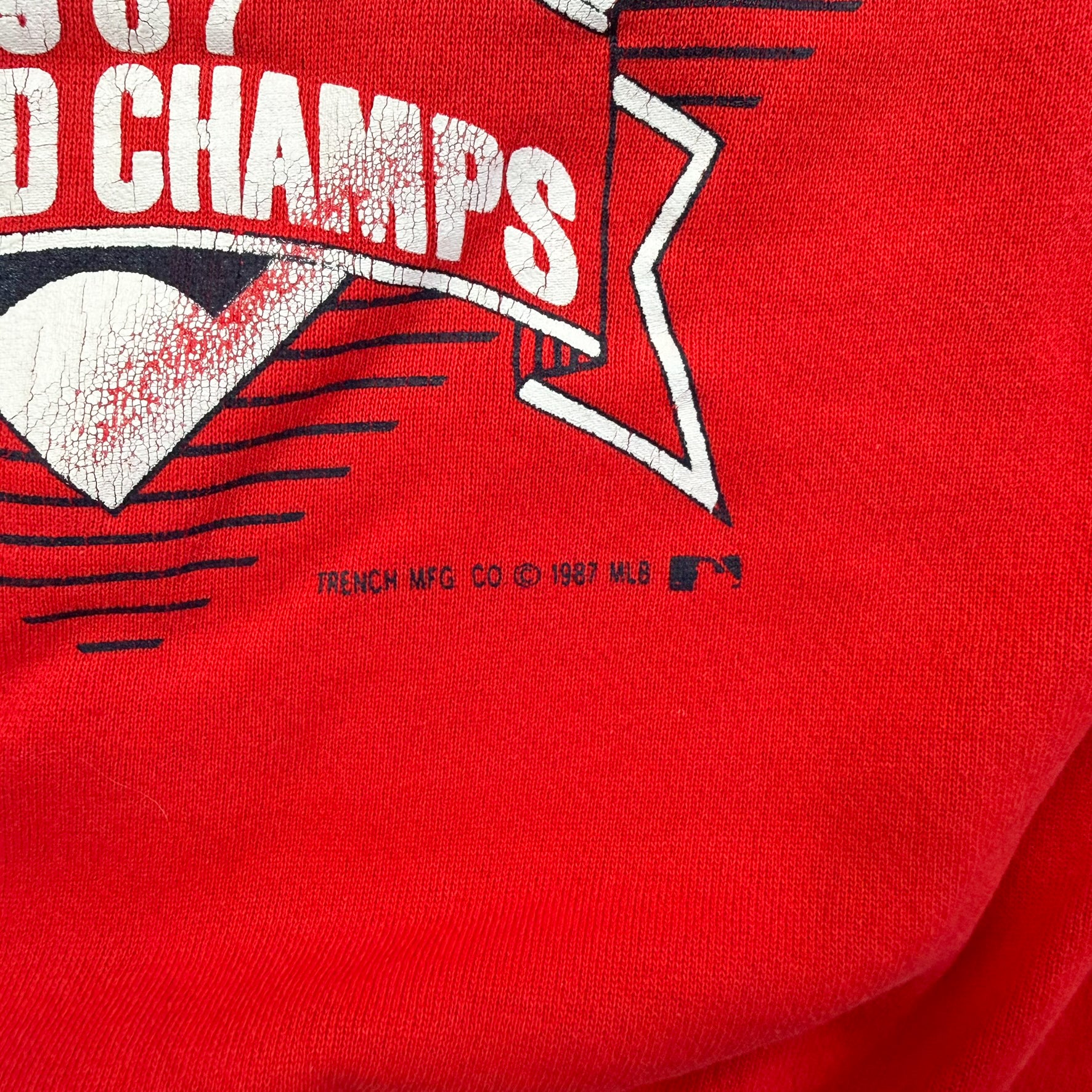 F- Vintage '87 Minnesota Twins World Series Champs MLB Crewneck