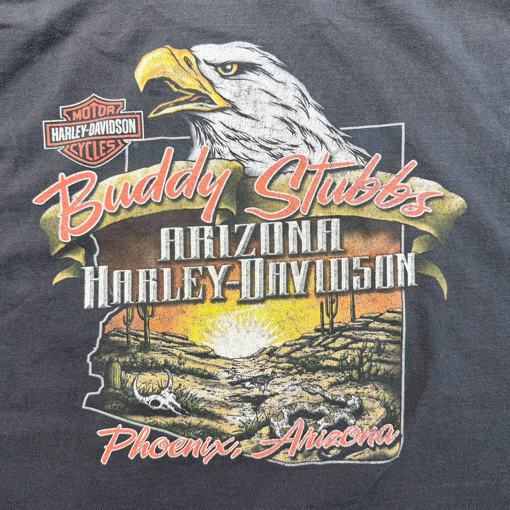 F- '14 Harley Davidson Phoenix Arizona Graphic Pocket Tee