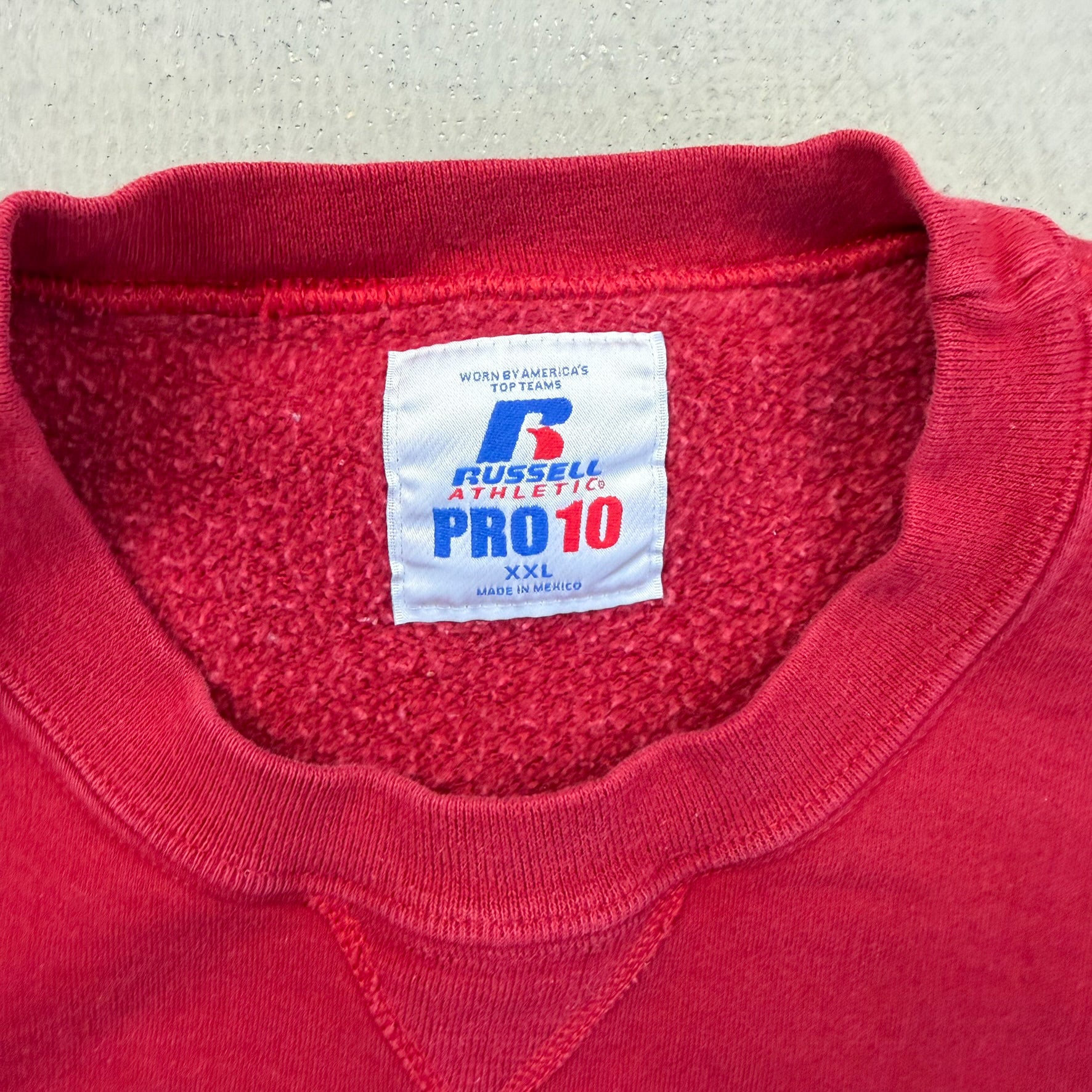 F- Vintage DWP RedHawks Athletics Russell Athletics Pro10 Crewneck