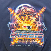 F- Vintage '00 New England Patriots NFL Graphic Crewneck