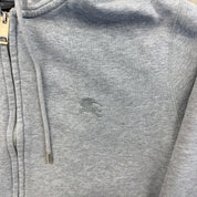 F- Burberry Double Zipper Zip Up Hoodie