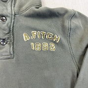 F- Vintage Abercrombie & Fitch Henley Crewneck