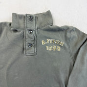 F- Vintage Abercrombie & Fitch Henley Crewneck