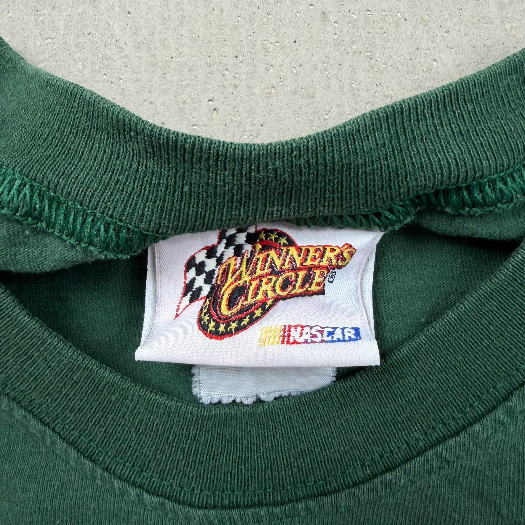 F- Vintage Nascar Dale Earnhardt Jr Graphic Picture Long Sleeve Tee