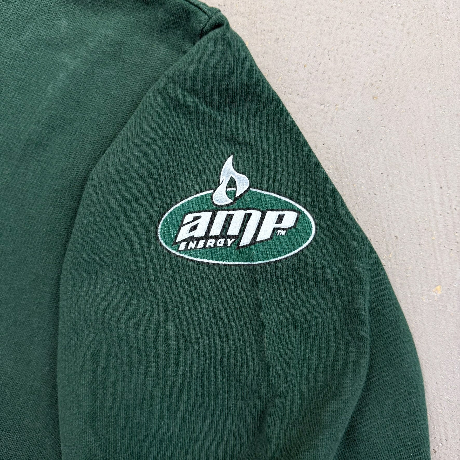 F- Vintage Nascar Dale Earnhardt Jr Graphic Picture Long Sleeve Tee