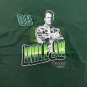 F- Vintage Nascar Dale Earnhardt Jr Graphic Picture Long Sleeve Tee