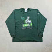 F- Vintage Nascar Dale Earnhardt Jr Graphic Picture Long Sleeve Tee