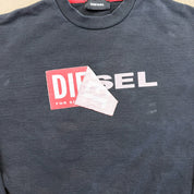 F- Vintage Diesel Text Graphic Crewneck