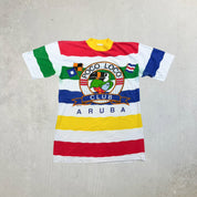 F- Vintage Poco Loco Club Aruba Single Stitch Graphic Tee