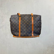 F- Vintage Luis Vuitton Babylon Monogram Pattern Made In Paris Tote Bag