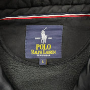 F- Vintage Polo Ralph Lauren Denim Wear Zip Up Lightweight Jacket