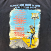 F- '08 Iron Maiden Somewhere Back In Time World Tour US Leg Graphic Anvil Tee
