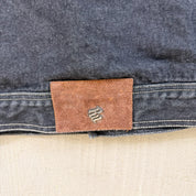 F- Vintage Rocawear Denim Big & Tall Embroidered Text Denim Jacket