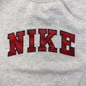 F- Vintage '00 Nike Embroidered Text Grey Crewneck