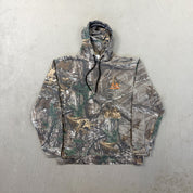 F- Real Tree Xtreme Camo Orange Logo Hoodie