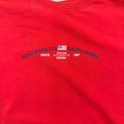 F- Polo Jeans Co. Ralph Lauren Text Crewneck