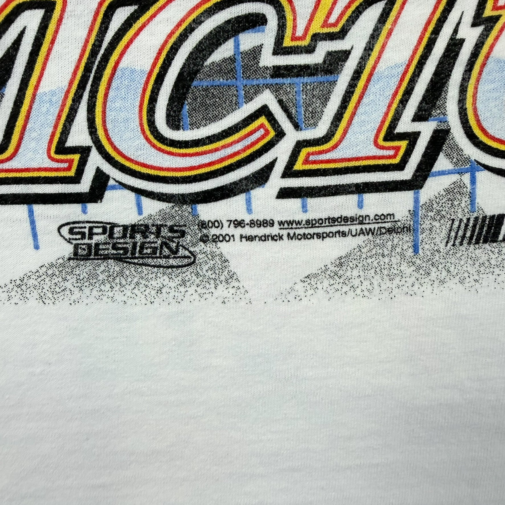 F- Vintage '01 Nascar Jerry Nadeau UAW Delphi Car Tee