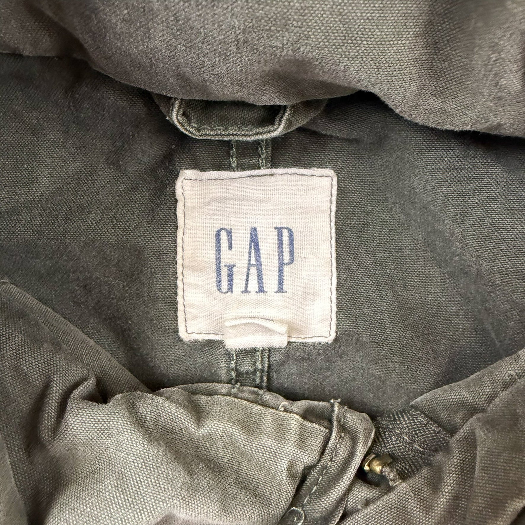 F- Vintage Gap Zip Up Lightweight Cargo Jacket