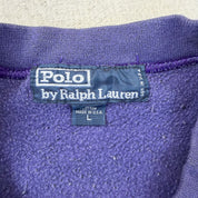 F- Vintage Polo Ralph Lauren Made In USA Embroidered Logo Crewneck