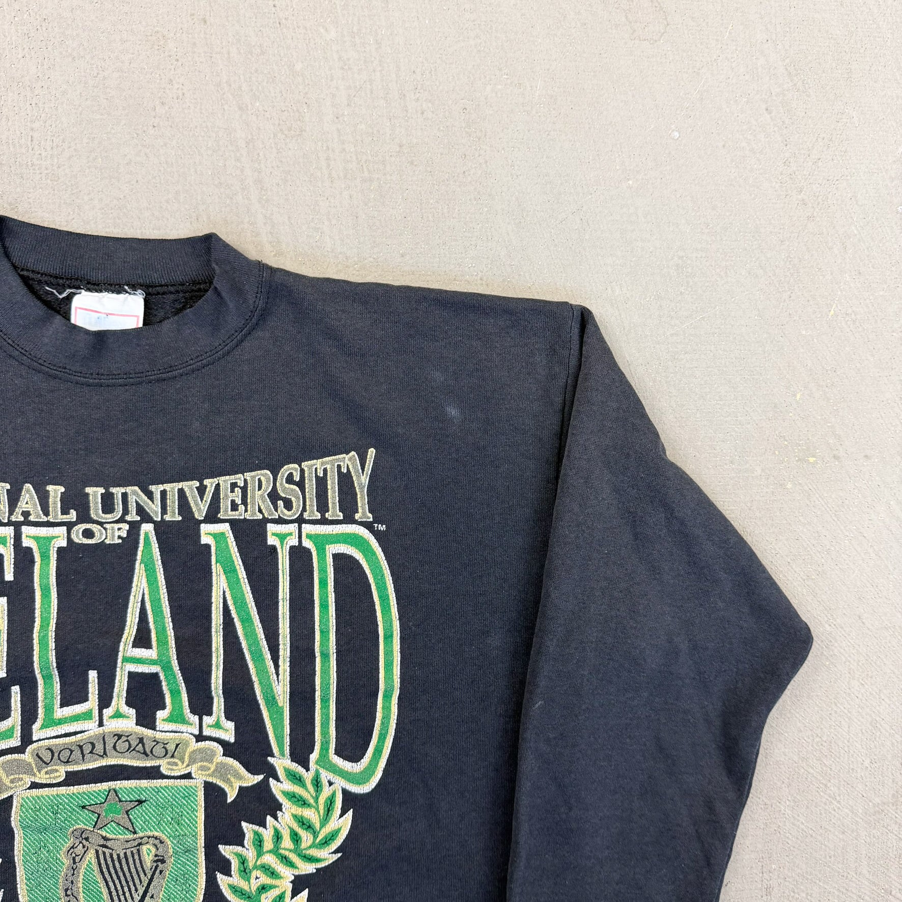 F- Vintage '89 National University Of Ireland Crewneck