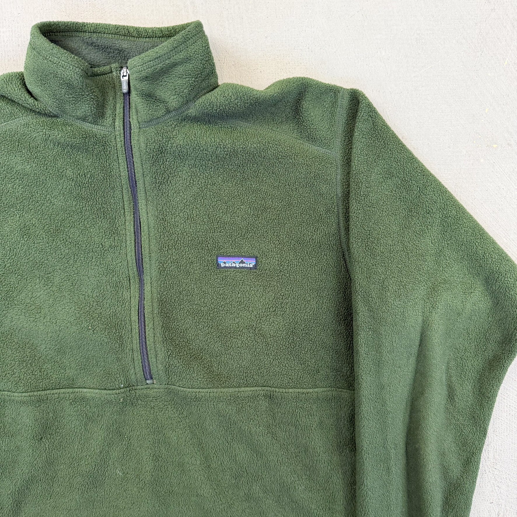 F- Vintage Patagonia Synchilla Quarter Zip Pullover Polar Fleece
