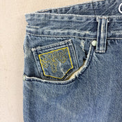 F- Vintage Coogi Embroidered Details Baggy Jeans