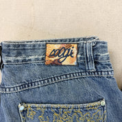 F- Vintage Coogi Embroidered Details Baggy Jeans