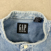 F- Vintage Gap Denim Button Down Shirt