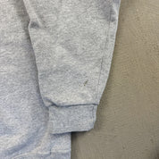 F- Vintage 90s Nike Embroidered Swoosh Made In USA Grey Crewneck