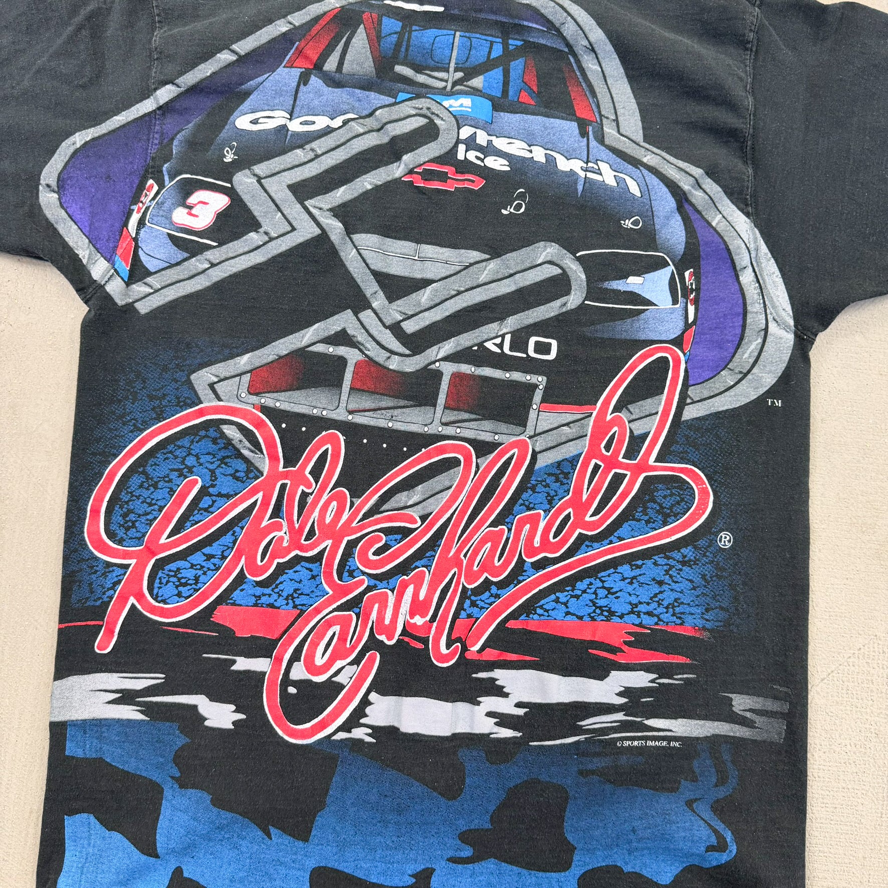 F- Vintage Nascar Chase Authentic Dale The Man Jumbo Print Tee