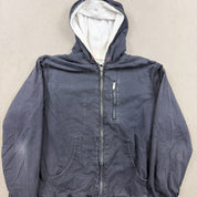 F- Vintage Stussy Zip Up Waffle Lined Lightweight Jacket