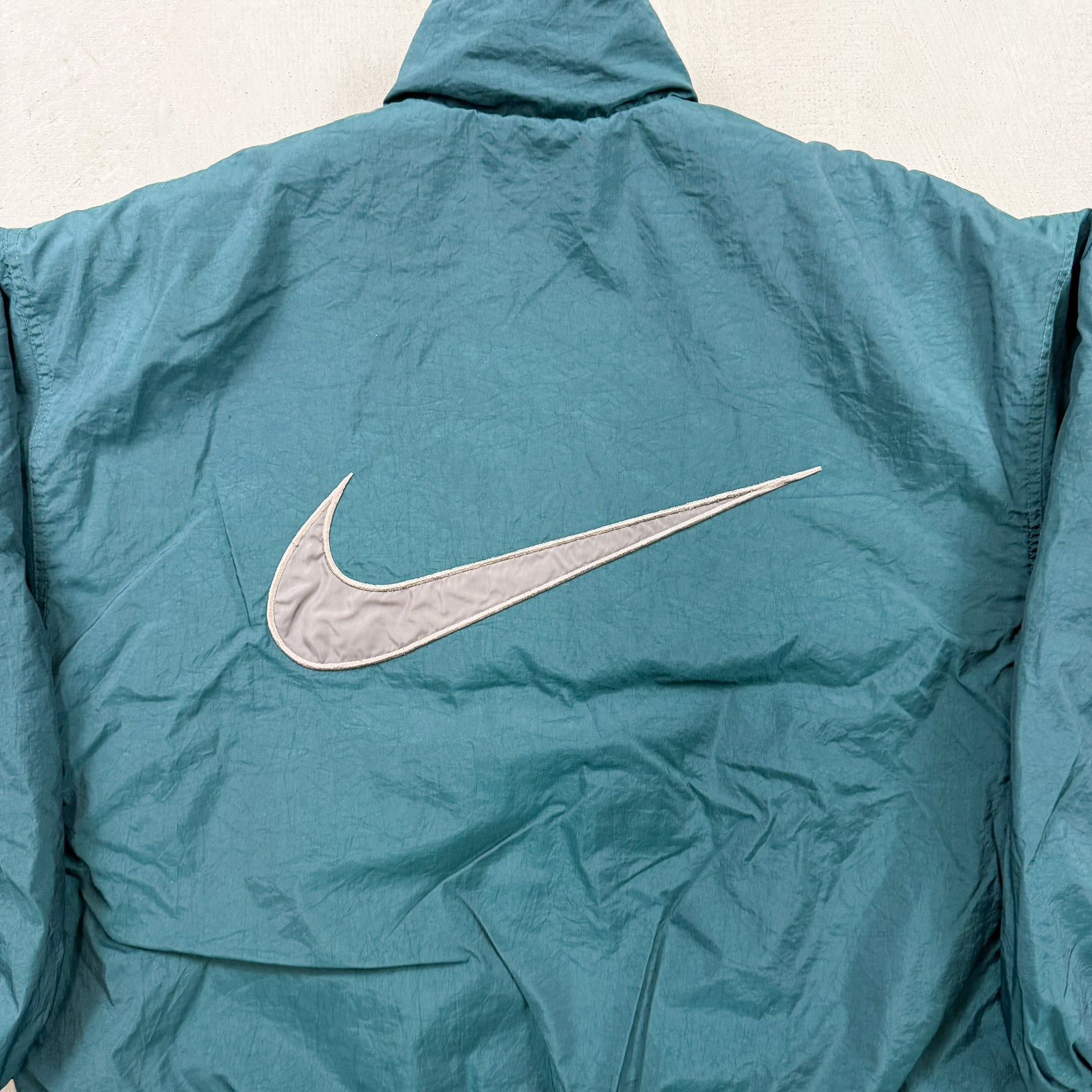 F- Vintage 90s Nike Reversible Zip Up Puffer Winter Jacket