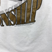 F- Vintage '93 CFL Grey Cup Edmonton Elks Vs Winnipeg Blue Bombers Single Stitch Tee