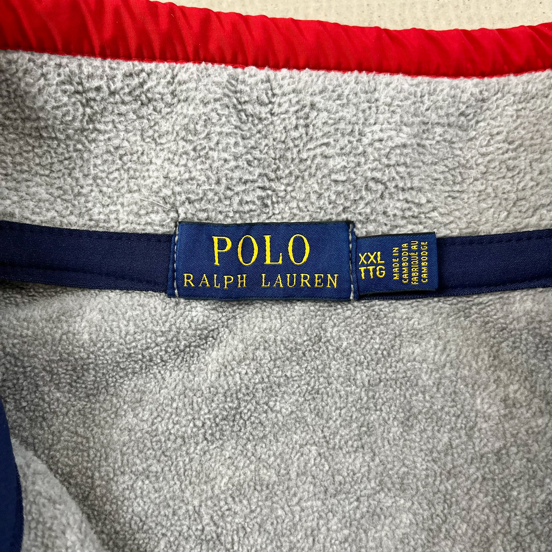 F- Polo Ralph Lauren Quarter Zip Polar Fleece