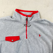 F- Polo Ralph Lauren Quarter Zip Polar Fleece