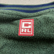 F- Chaps Ralph Lauren Embroidered Text Pullover Polar Fleece