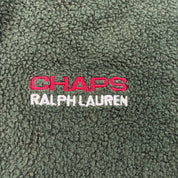 F- Chaps Ralph Lauren Embroidered Text Pullover Polar Fleece