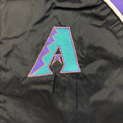 F- Vintage Arizona Diamondbacks MLB Starter Zip Up Windbreaker Jacket