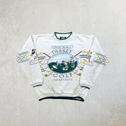 F- Vintage Disney Pro Mickey Disney Golf Tournament Graphic Crewneck