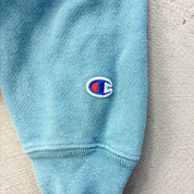 F- Vintage Champion Reverse Weave Teal Hoodie