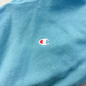 F- Vintage Champion Reverse Weave Teal Hoodie