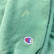F- Vintage Champion Reverse Weave Green Crewneck