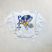 F- Vintage University Of Pittsburgh Panthers Graphic Crewneck