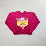 F- Vintage '96 Looney Tunes & University Of Minnesota Gophers Crewneck
