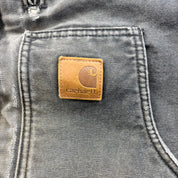 F- Vintage Carhartt C61 BLK Fleece Lined Workwear Jacket