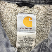 F- Vintage Carhartt C61 BLK Fleece Lined Workwear Jacket