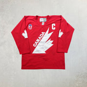 F- Vintage Canada Cup CCM Hockey Wayne Gretzky Jersey