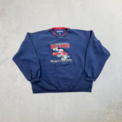 F- Vintage Big Dogs Stay In The Pit Embroidered Crewneck